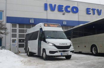 Iveco busz Szigetszentmiklóson