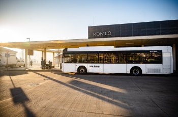 Komlói elektromos meghajtású busz